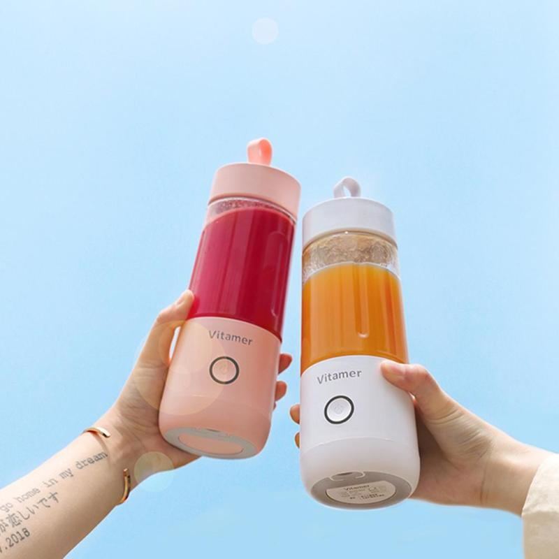 Electric USB Rechargeable Mixer Smoothie Slushy Cup Juice Blender Bottle USB Charging Kitchen Gadgets