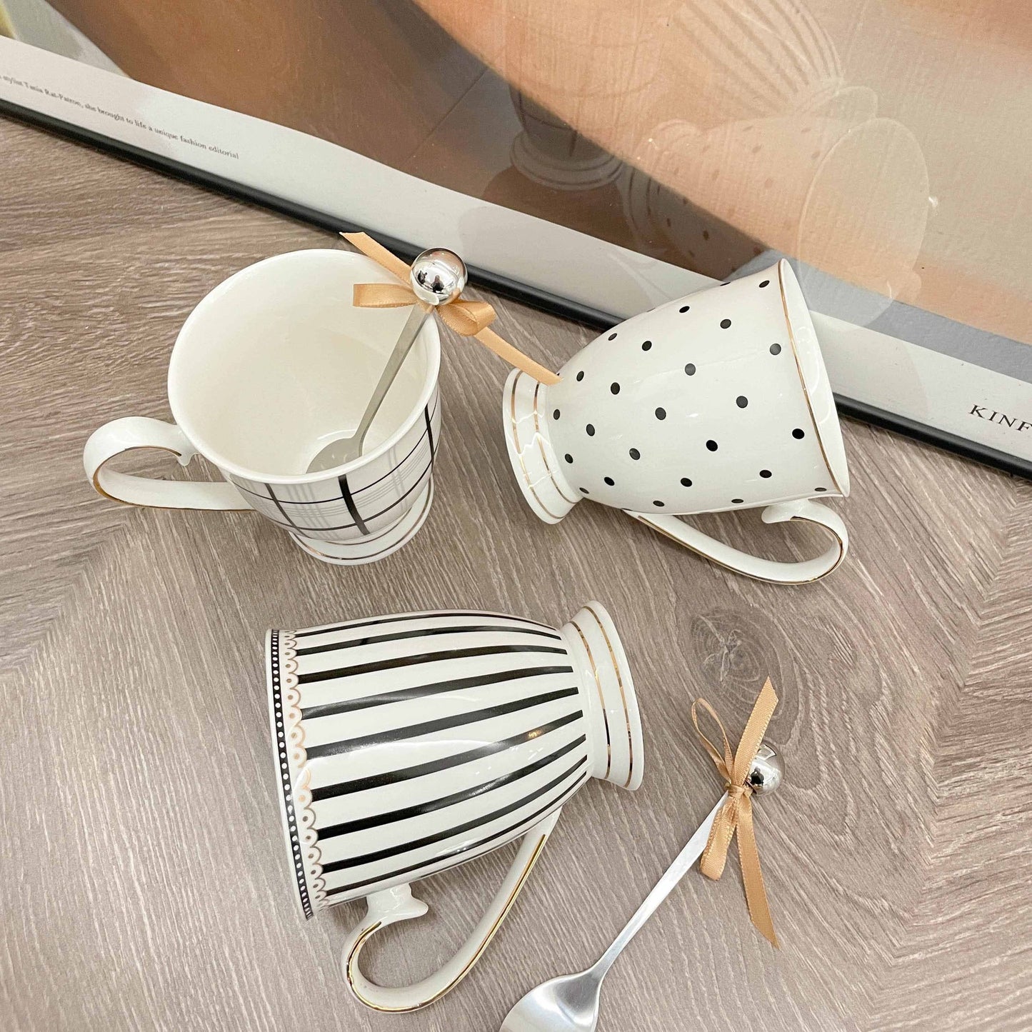 Nordic Vintage Luxury Coffee Cup