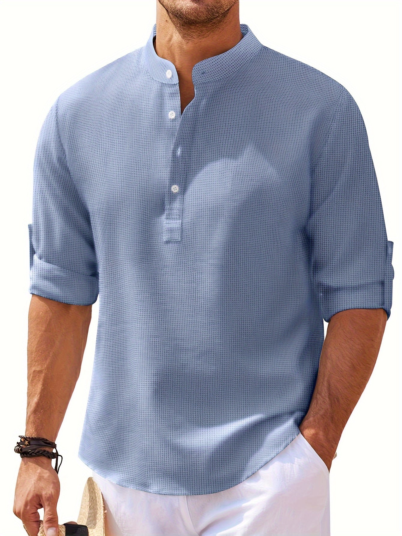 Men's Retro Casual Long Sleeve