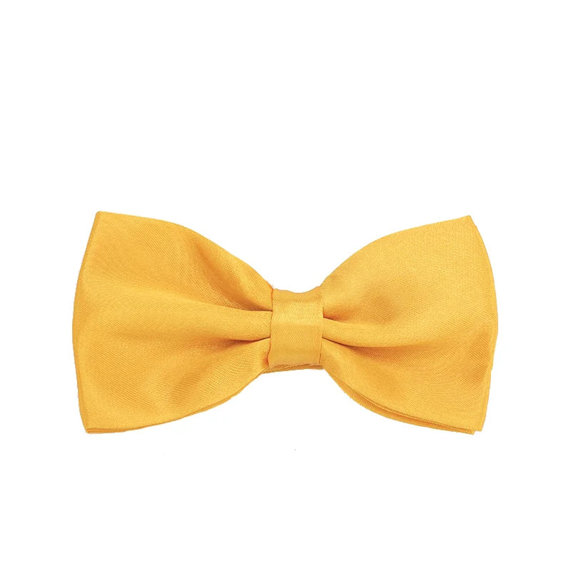 HUISUI 2024 New 43 Color Suit Bow Tie Wedding Gift Solid Party Classic Butterfly Cravat Wholesale Polyester Material Bowtie