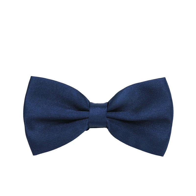 HUISUI 2024 New 43 Color Suit Bow Tie Wedding Gift Solid Party Classic Butterfly Cravat Wholesale Polyester Material Bowtie