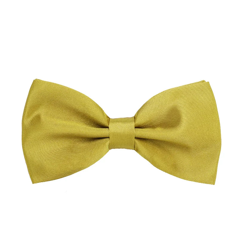 HUISUI 2024 New 43 Color Suit Bow Tie Wedding Gift Solid Party Classic Butterfly Cravat Wholesale Polyester Material Bowtie