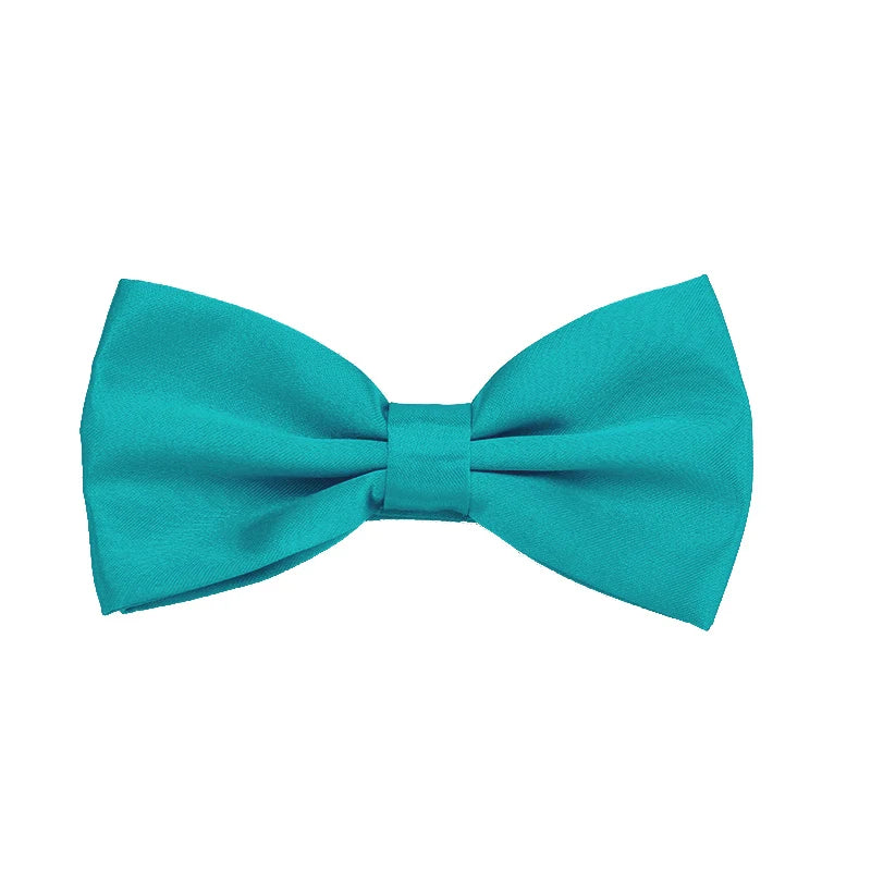 HUISUI 2024 New 43 Color Suit Bow Tie Wedding Gift Solid Party Classic Butterfly Cravat Wholesale Polyester Material Bowtie