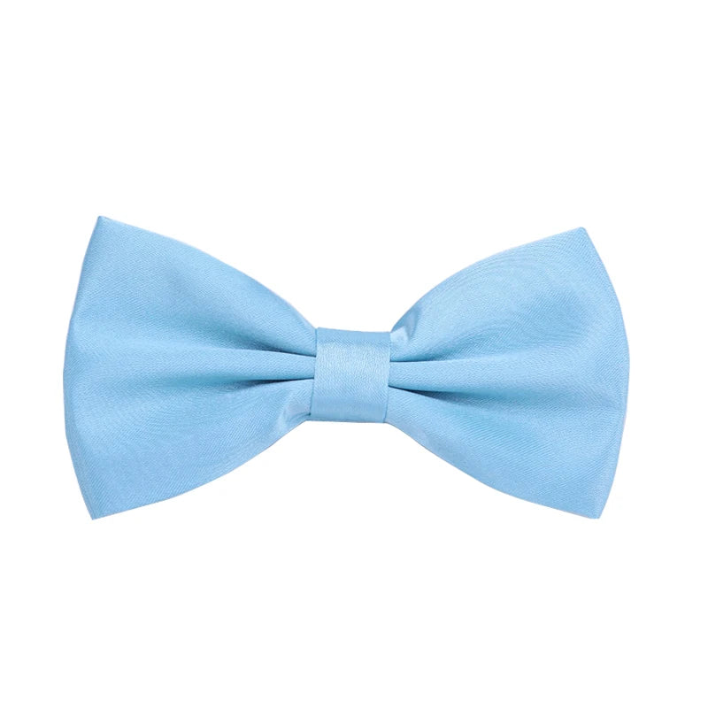 HUISUI 2024 New 43 Color Suit Bow Tie Wedding Gift Solid Party Classic Butterfly Cravat Wholesale Polyester Material Bowtie