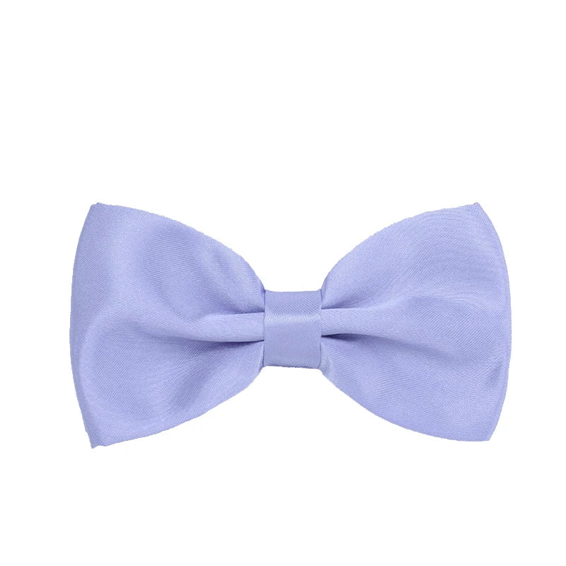 HUISUI 2024 New 43 Color Suit Bow Tie Wedding Gift Solid Party Classic Butterfly Cravat Wholesale Polyester Material Bowtie