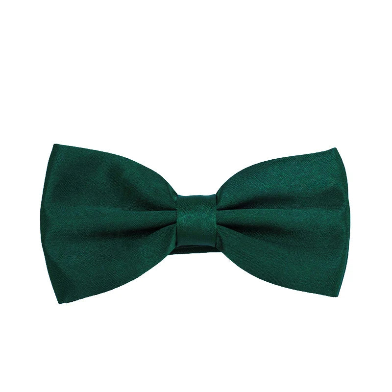 HUISUI 2024 New 43 Color Suit Bow Tie Wedding Gift Solid Party Classic Butterfly Cravat Wholesale Polyester Material Bowtie