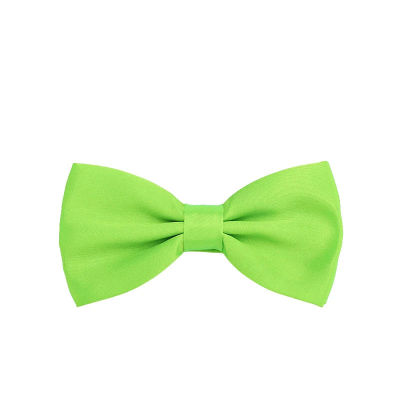 HUISUI 2024 New 43 Color Suit Bow Tie Wedding Gift Solid Party Classic Butterfly Cravat Wholesale Polyester Material Bowtie