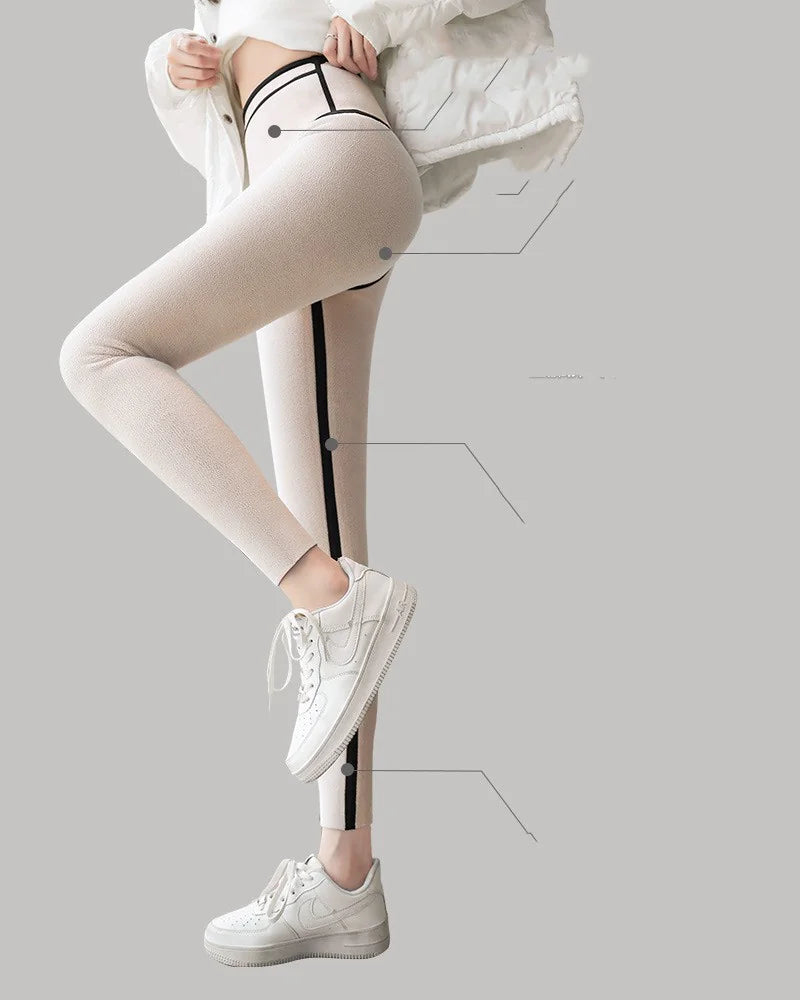 Fleecefodrade varma leggings