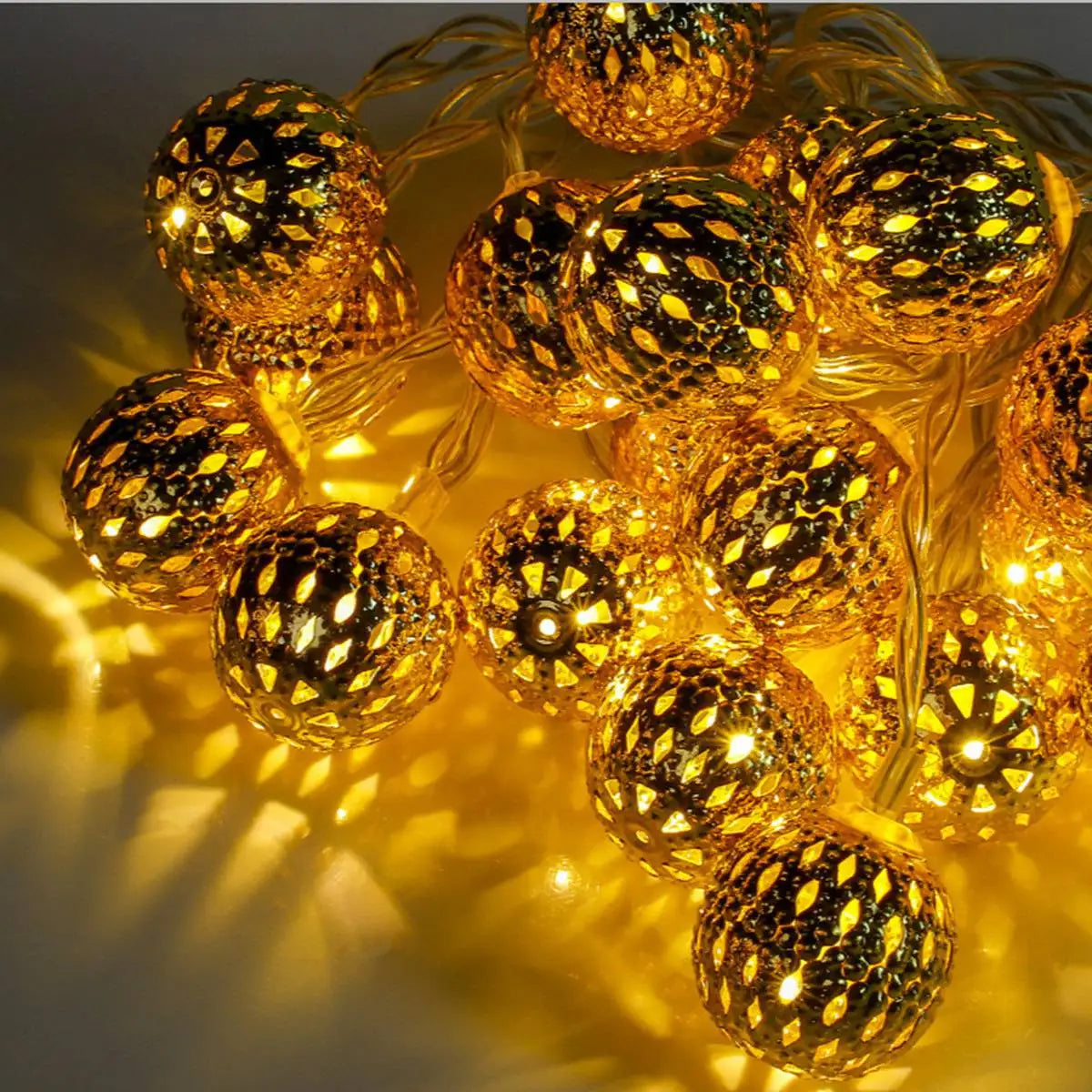 LED Moroccan Fairy Lights Battery Operated