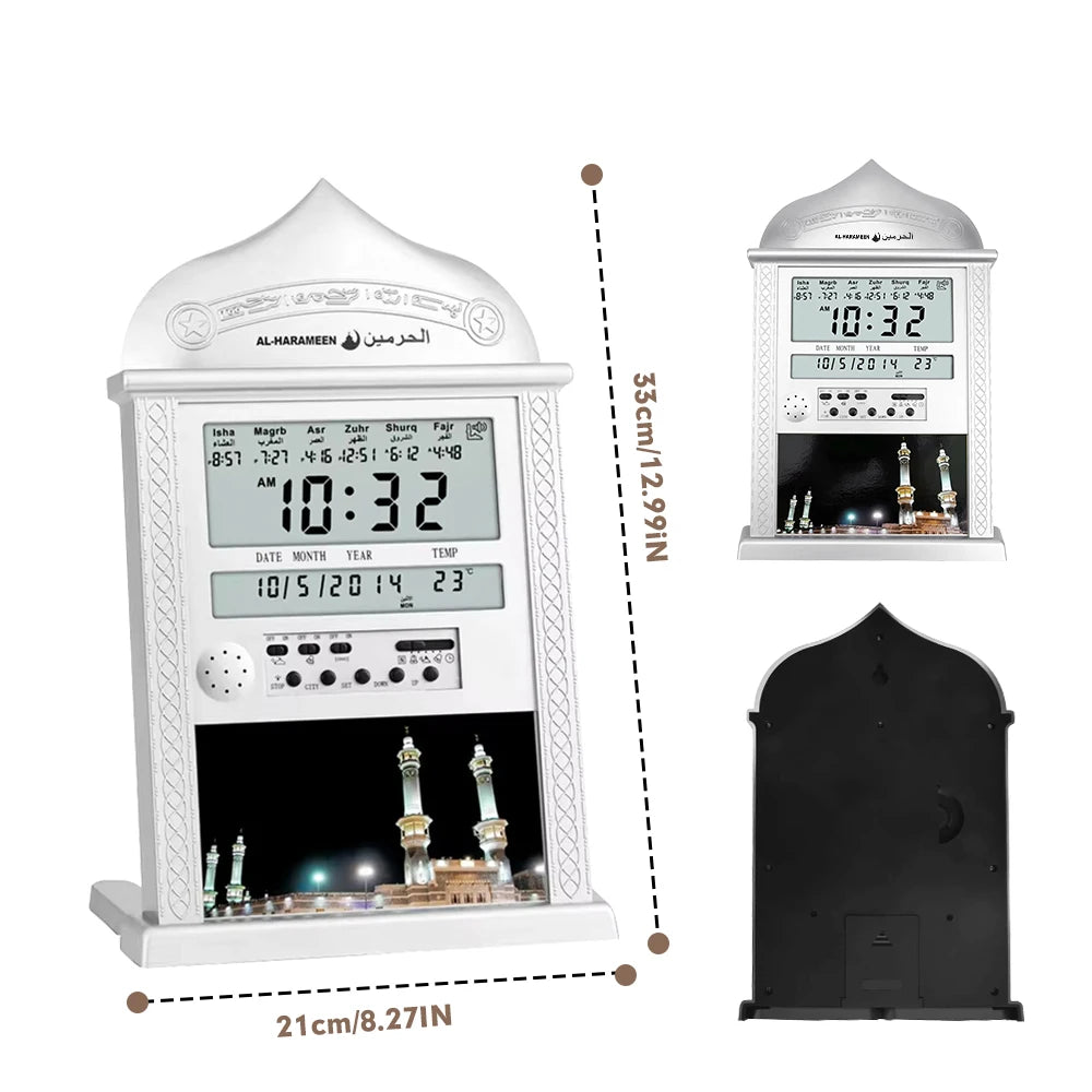 Muslim Prayer Wall Clock Alarm