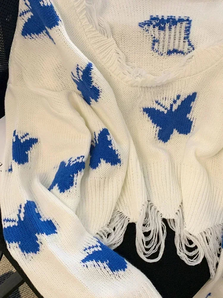 Butterfly Knitted Sweater