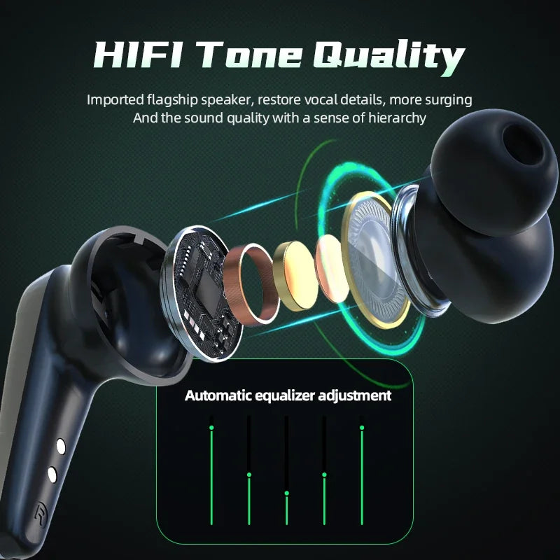 G11 Bluetooth Hörlurar Spel Trådlöst Bluetooth Headset Hörlurar Bluetooth Hörlurar HIFI Med Mic Laddningsbox Gratis frakt