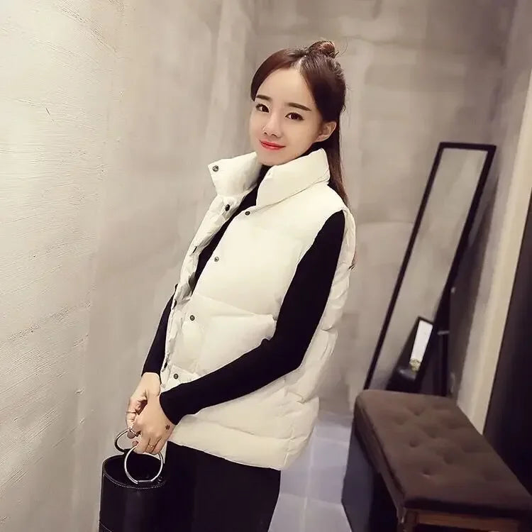 Women's Autumn Winter Loose Short Vest
