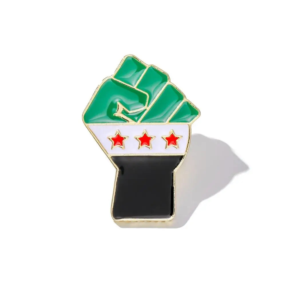 Syria Map Flag Pendant Necklace & Keychain - Unisex Alloy Jewelry for Men & Women | Fashion Keyring, Choker & Bag Charm Gift