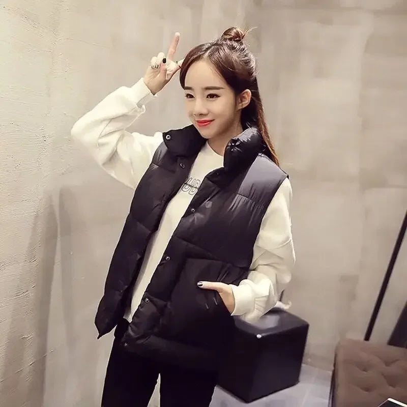 Women's Autumn Winter Loose Short Vest