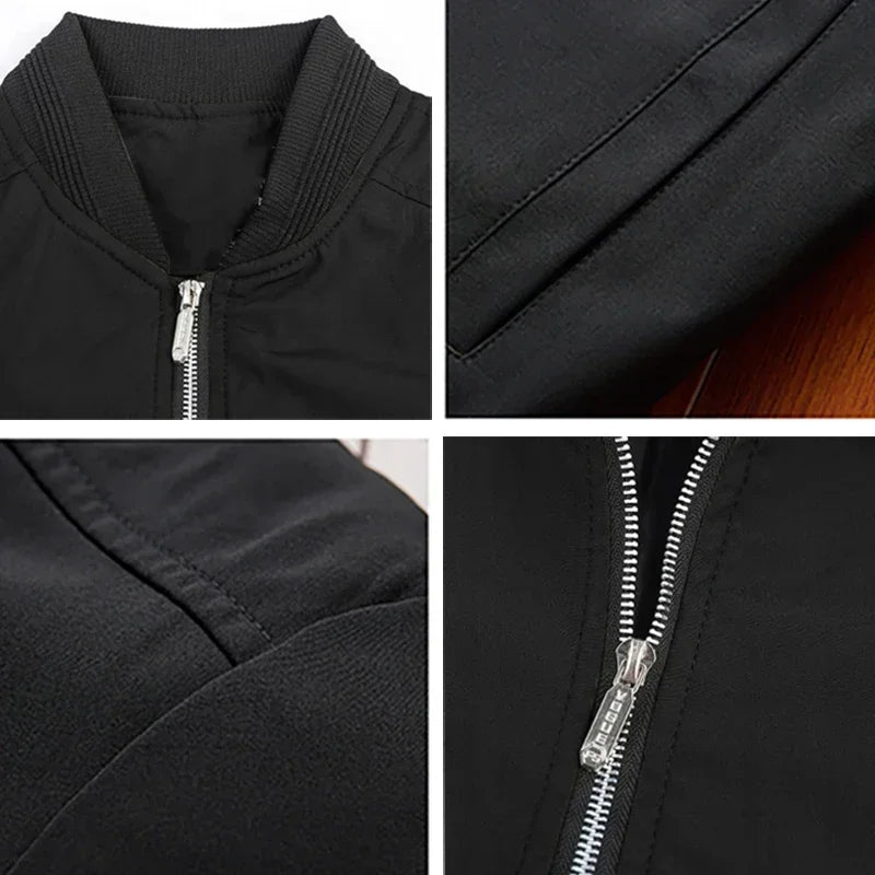 Men's Zippered Multi Pocket Jacket