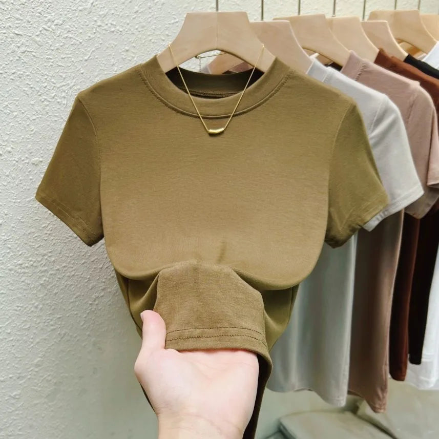 Crew Neck Slim T-Shirt