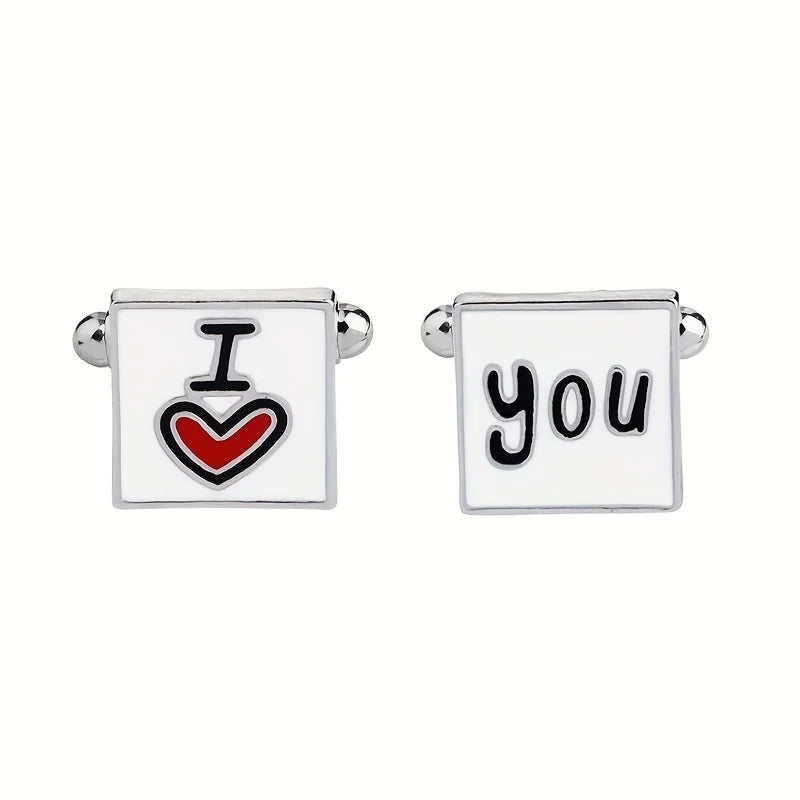 Luxury Men's Cufflinks 2025 - Crystal & Enamel Round Design for Formal Shirts & Special Occasions
