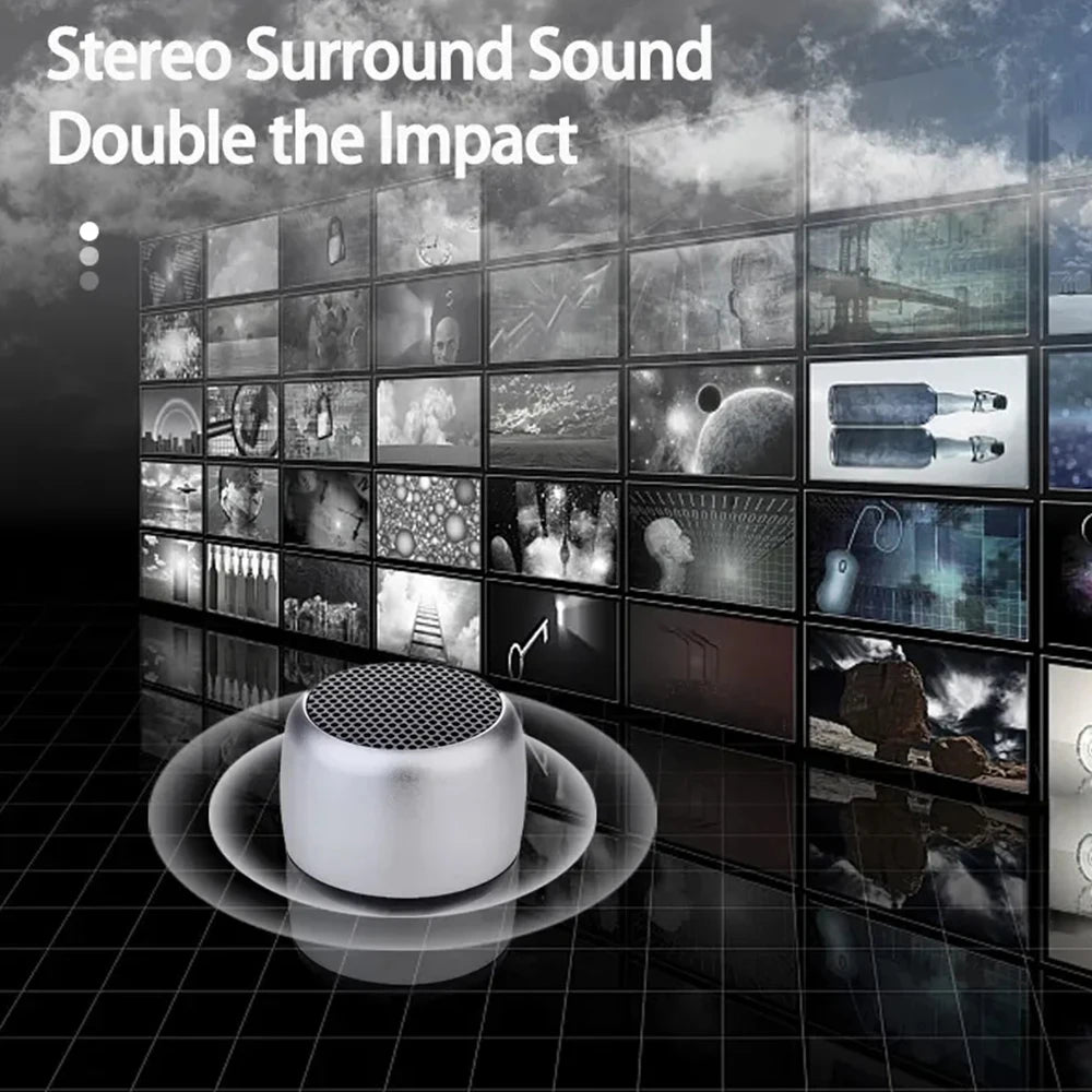 M1 Portable Bluetooth Speaker Music Stereo Surround Mini USB Outdoor Subwoofer Speaker Audio Player Wireless Bluetooth Speaker
