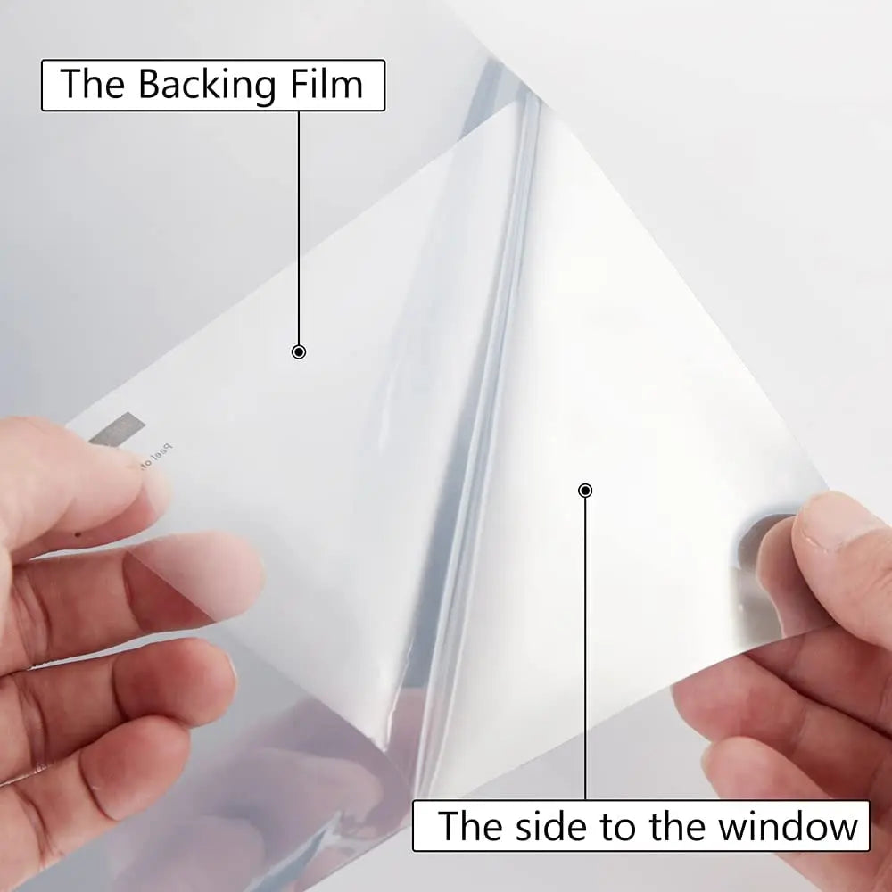 One-Way Mirror Window Film Anti-Ultraviolet Glass Sunscreen Heat Insulation Film Home Anti-Peeping Film Home Office Glass Film