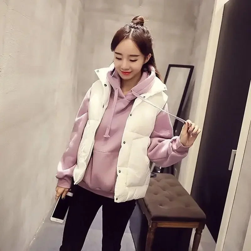 Women's Autumn Winter Loose Short Vest