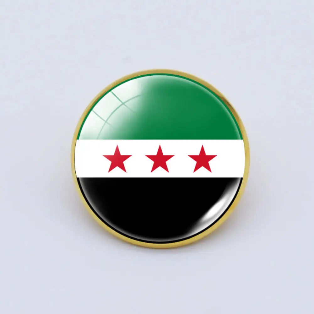 Syria Map Flag Pendant Necklace & Keychain - Unisex Alloy Jewelry for Men & Women | Fashion Keyring, Choker & Bag Charm Gift