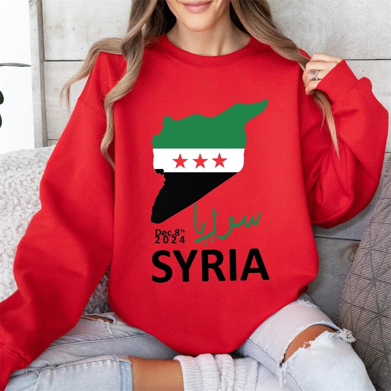 Free Syria Sweatshirt , Casual Hoodie