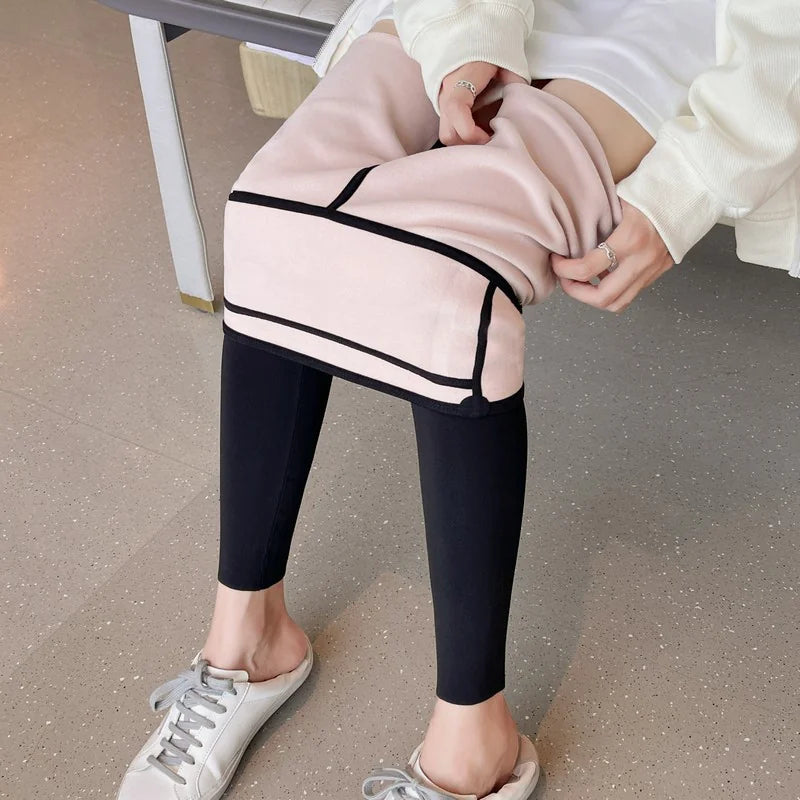 Fleecefodrade varma leggings