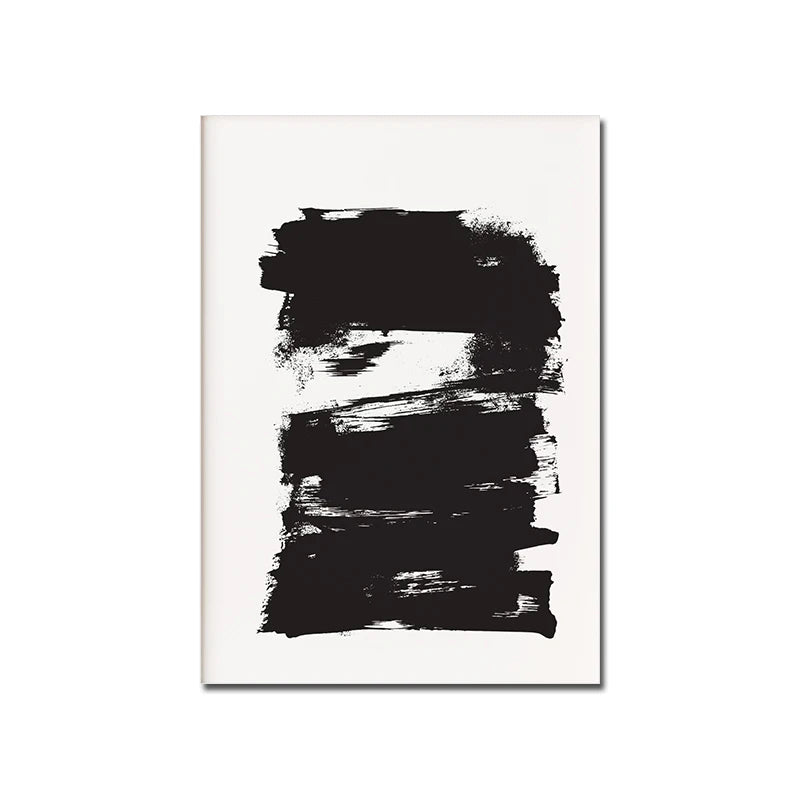 Abstract Art Prints Canvas Painting Black White Art Print Line Art Boho