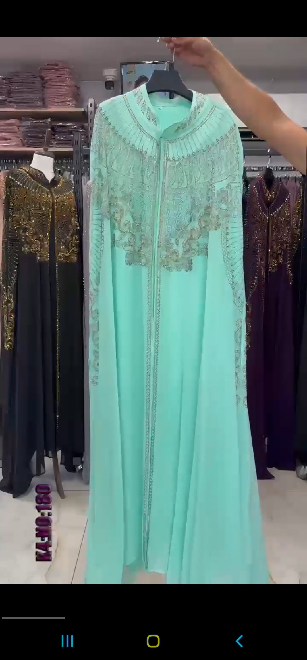 Elegant Two-Piece Kaftan Abaya