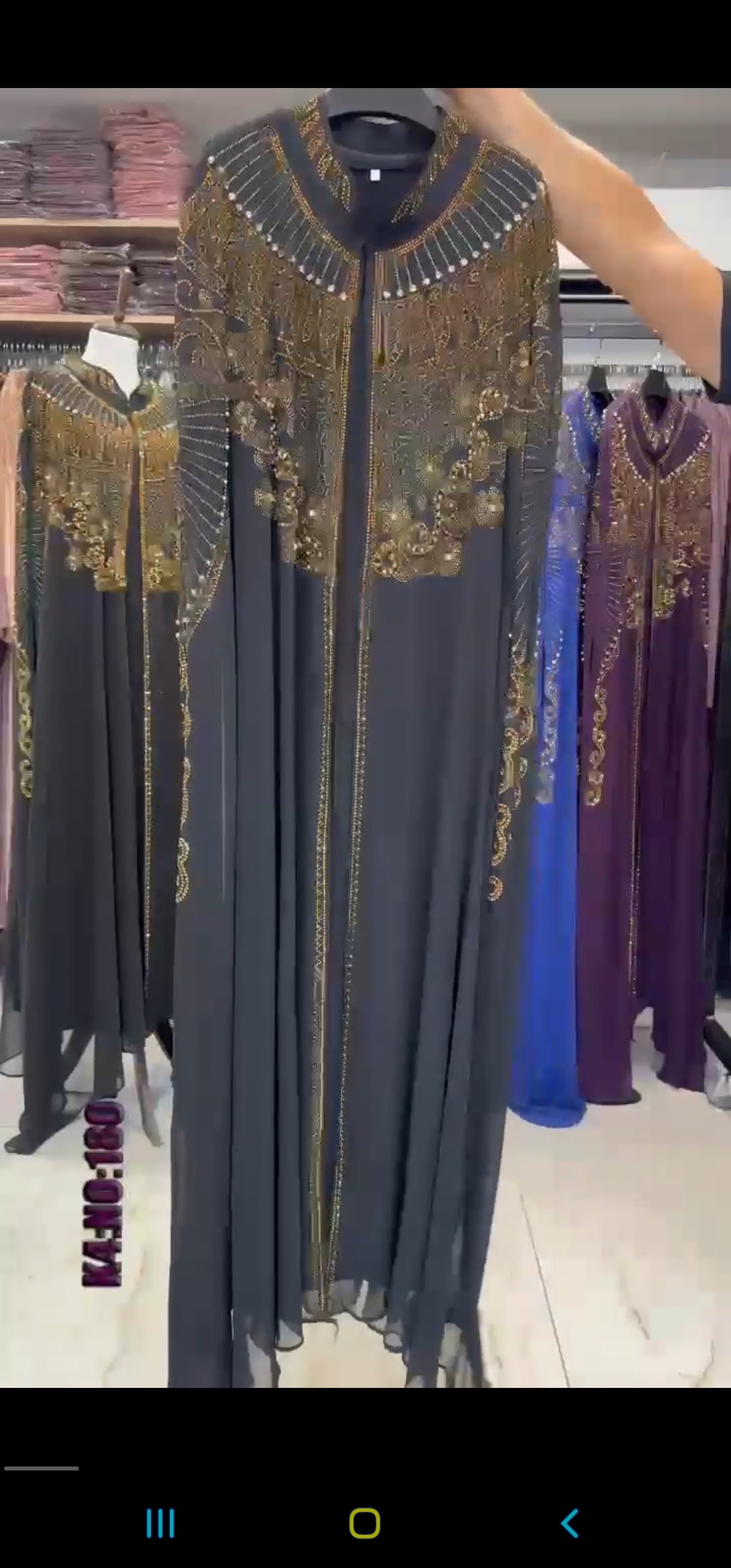 Elegant Two-Piece Kaftan Abaya