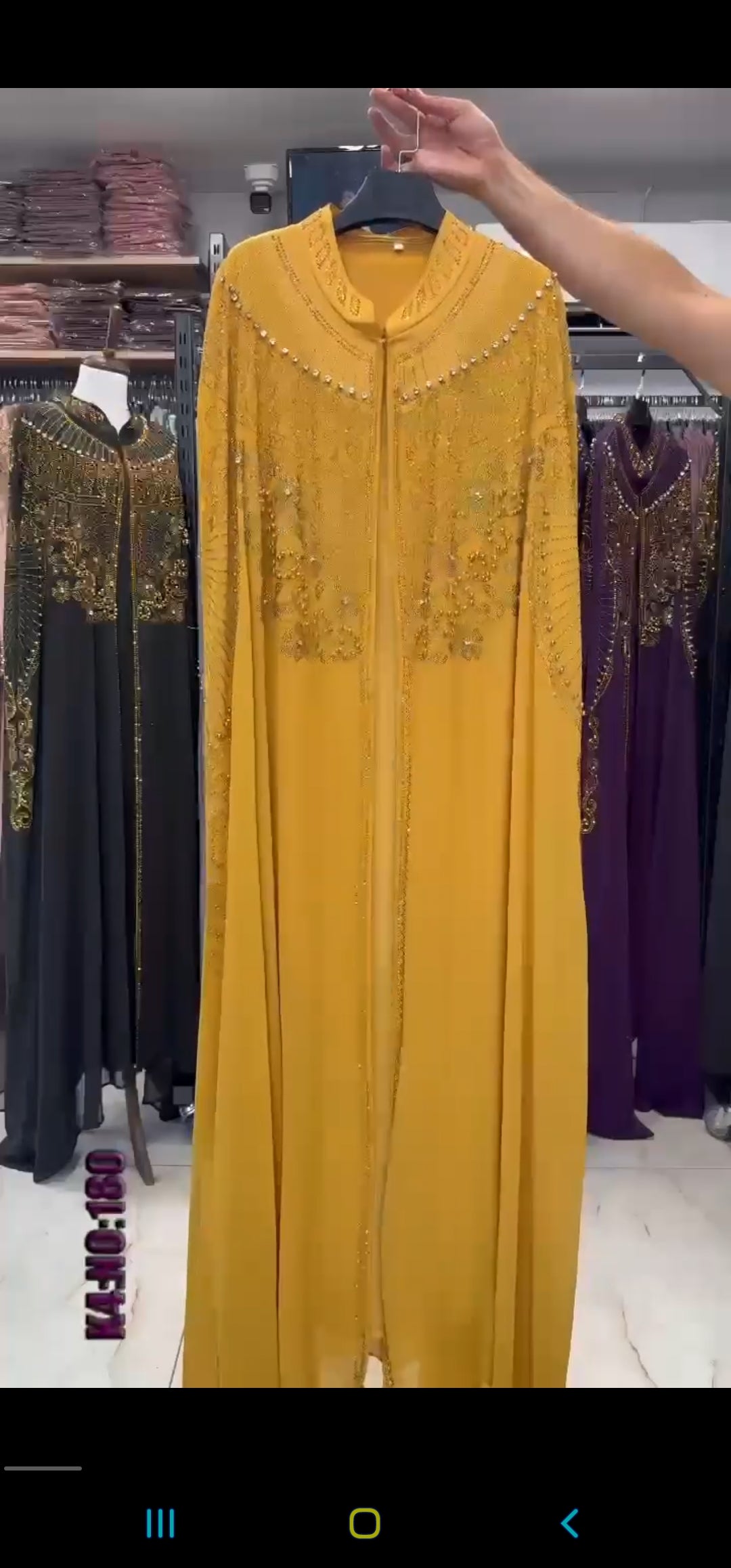 Elegant Two-Piece Kaftan Abaya