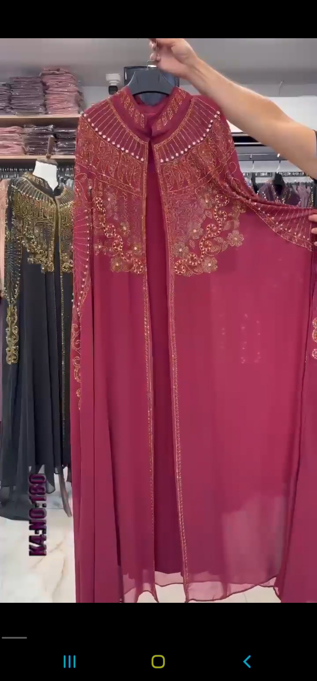 Elegant Two-Piece Kaftan Abaya