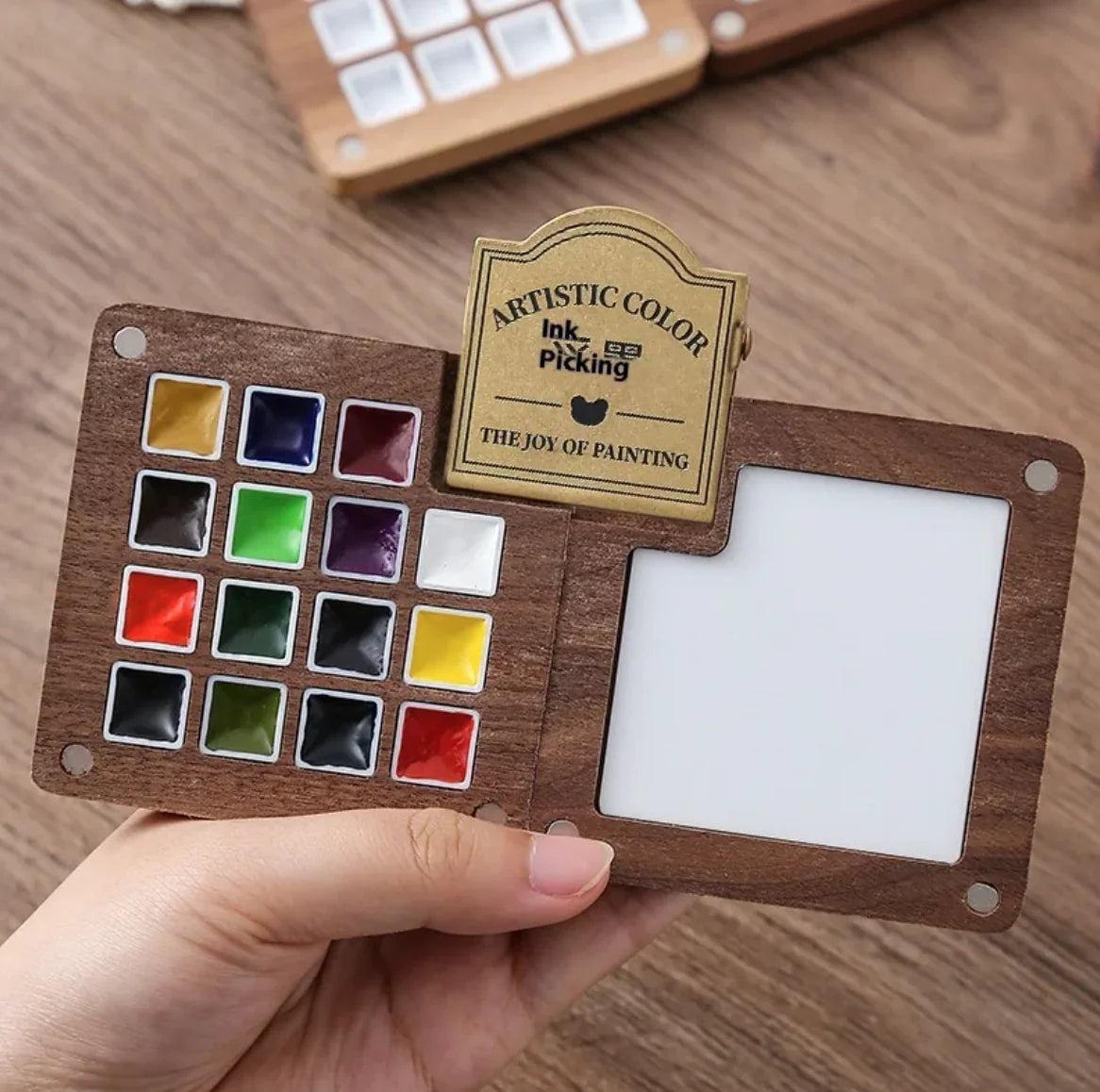 Portable 8-Color Watercolor Sketch Set