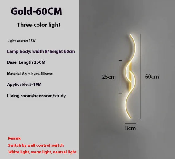 Minimalist Luxury LED Wall Light