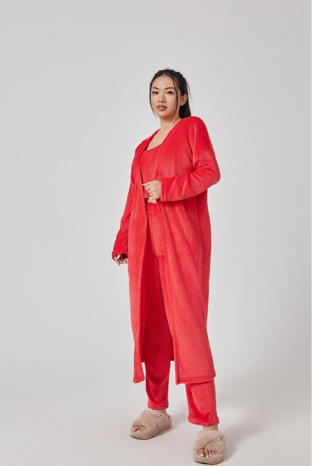 Cozy Pajama Set, Warm Suit Sets