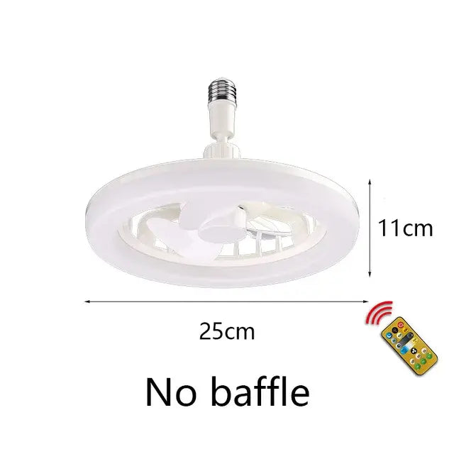 Remote-Controlled Ceiling Lamp Fan