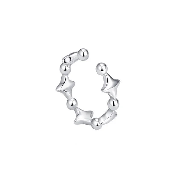 Silver Color Ear Cuff Without Piercing Jewelry