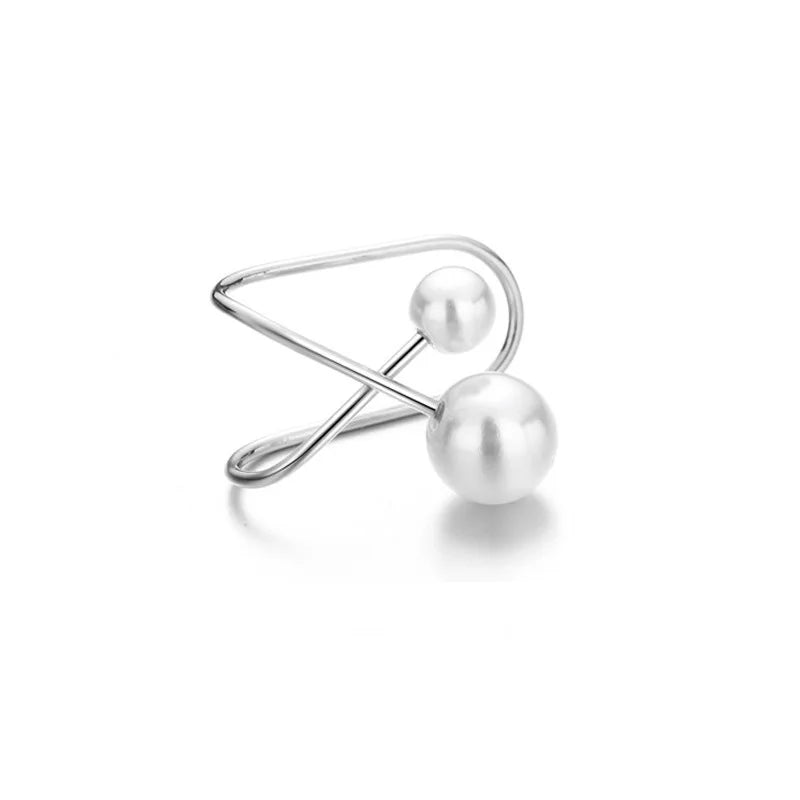 Silver Color Ear Cuff Without Piercing Jewelry