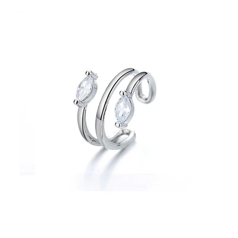 Silver Color Ear Cuff Without Piercing Jewelry