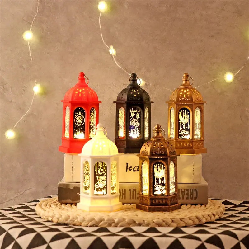 Eid Mubarak LED Wind Lamp Ornament Islam Muslim Party