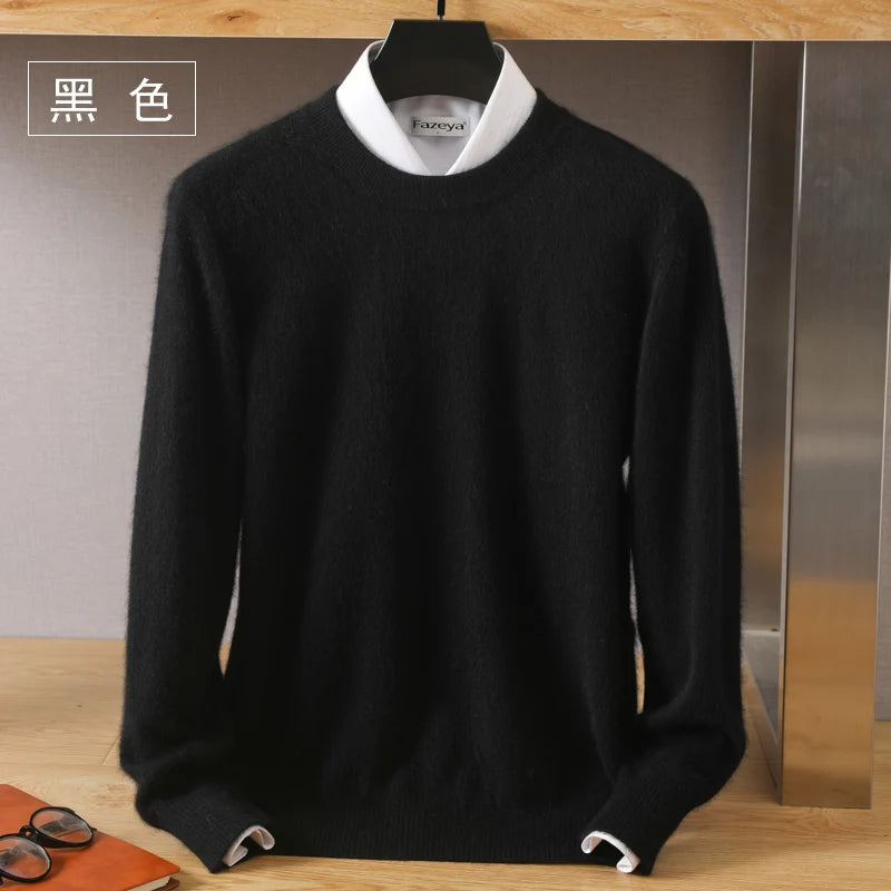 Cashmere Sweater O-Neck Pullovers Knit Sweater Autumn and Winter