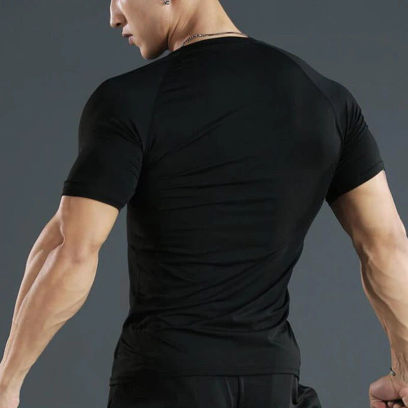 Tight Short Sleeve T-shirt Training t-shirts for Gym