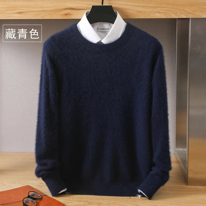 Cashmere Sweater O-Neck Pullovers Knit Sweater Autumn and Winter