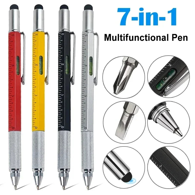 Capacitive Pen with Screwdriver Scale Level Pens Gadgets Construction Tools