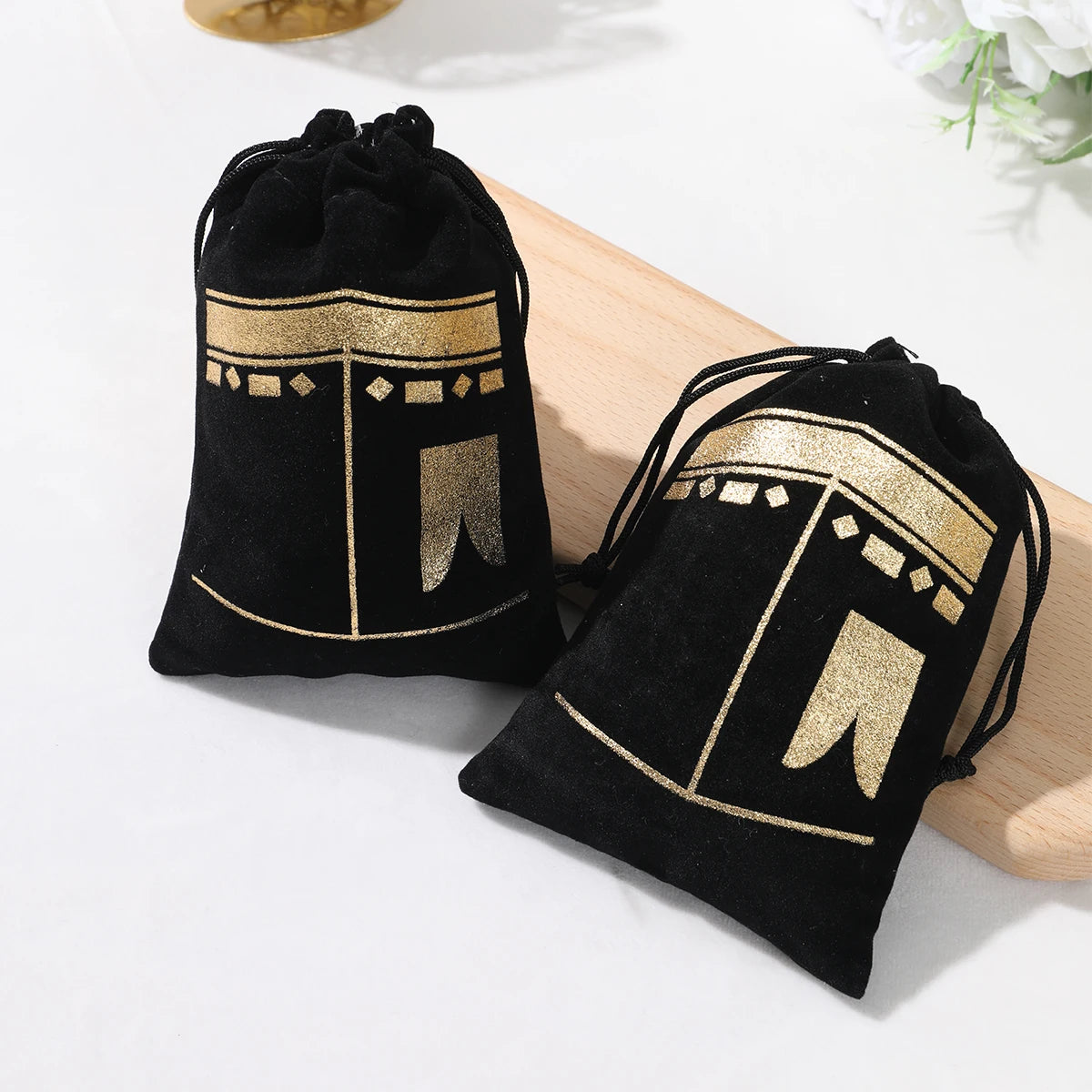 Eid Mubarak Black Velvet 6 Bags