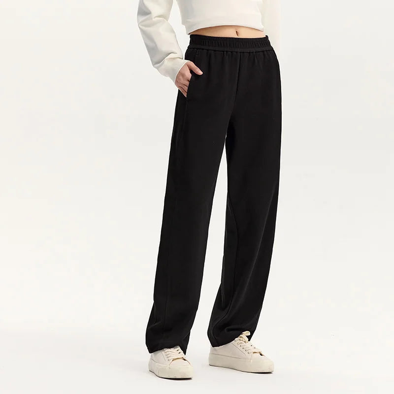 Semir Casual Pants Women Solid Color Versatile Black Trousers 2024 Autumn New Slimming Pants Sports Pants Banana Pants