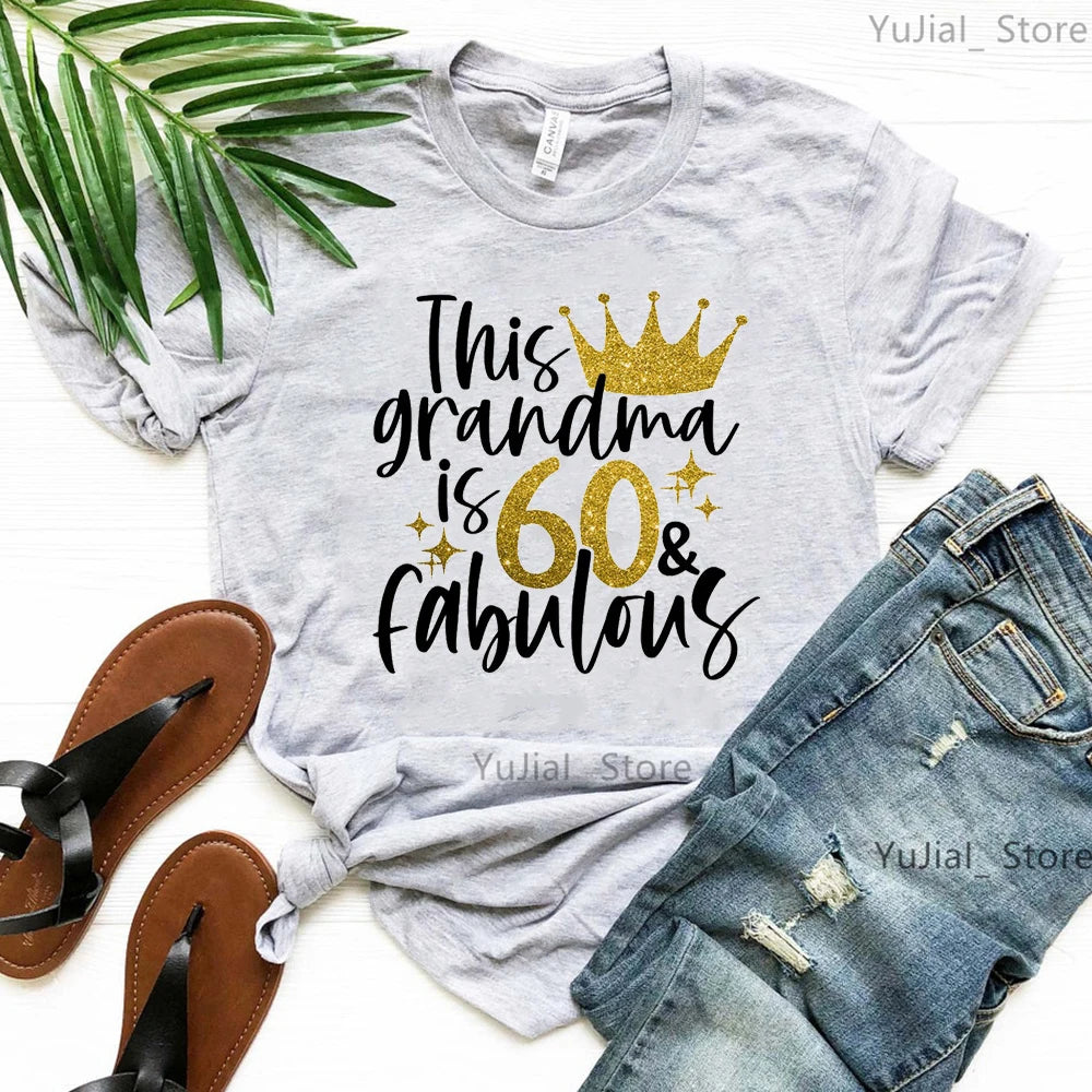 Golden Crown Queen Are Born In January To December Graphic Print T-Shirt Women'S Clothing Tshirt Femme Birthday Gift Tops