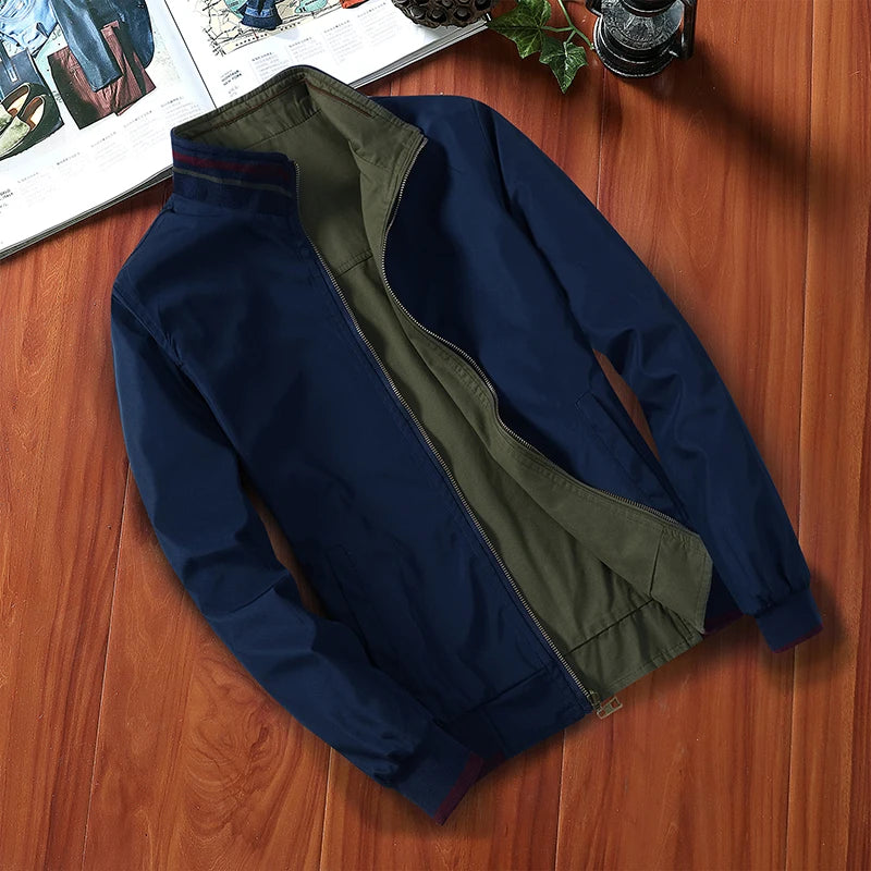 Men's Windbreaker Cotton Zipper Jackets