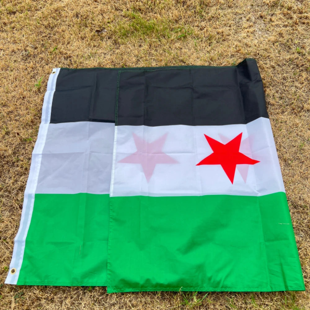 Syria Free flag hanging, high quality